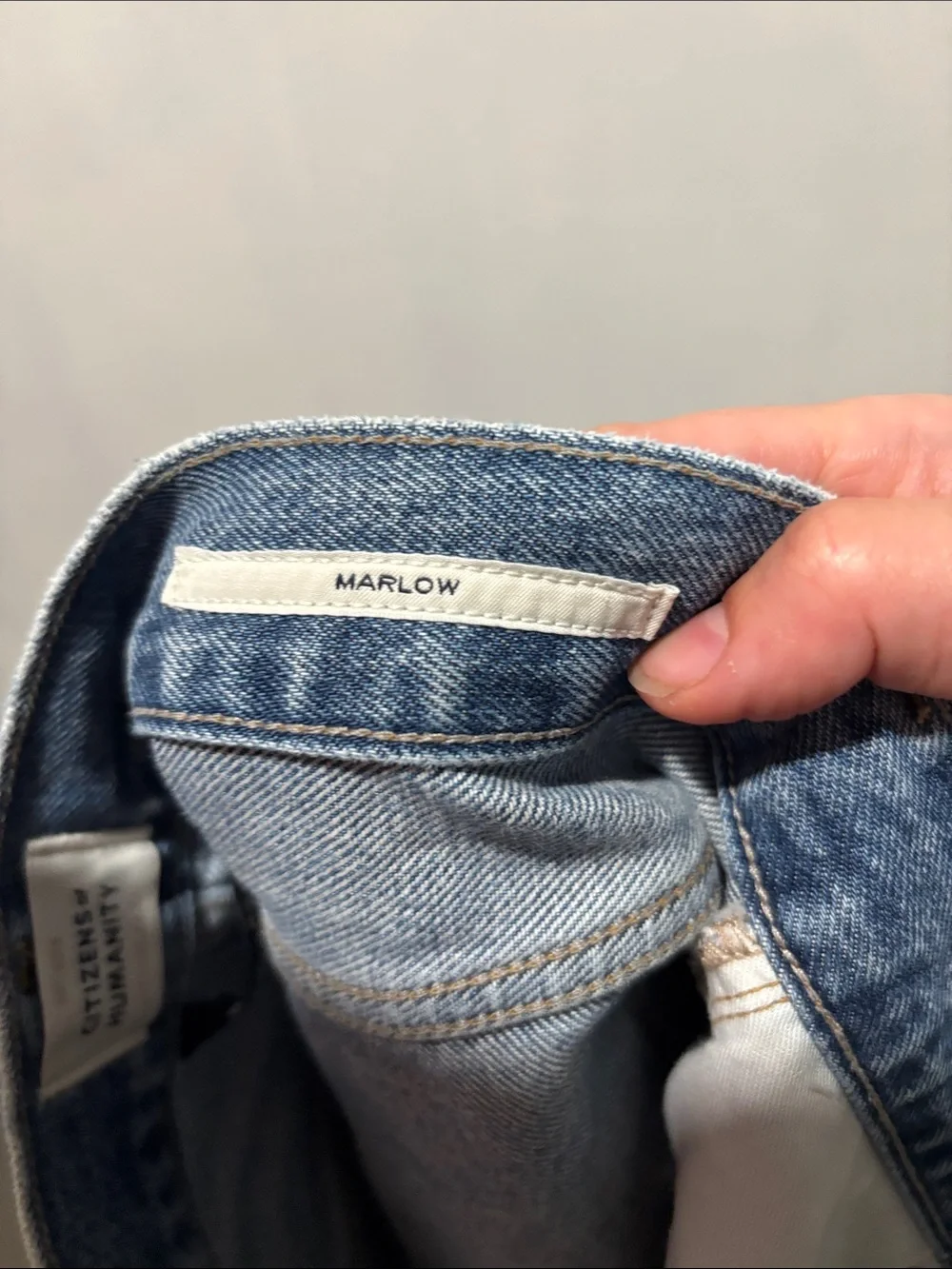 CITIZENS OF HUMANITY Marlow distressed denim shorts